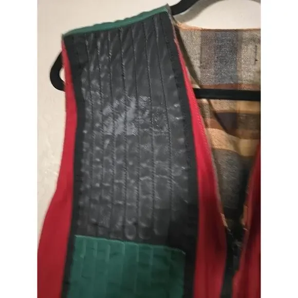 Men's Green Front Zip Outdoor Tactical Hunting Fishing Shooter Vest Size Md